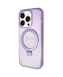 Guess GUHMP14LHRSGSU iPhone 14 Pro 6.1" fioletowy|purple hardcas