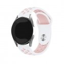 Beline pasek Watch 20mm Sport Silicone biało-różowy white|pink