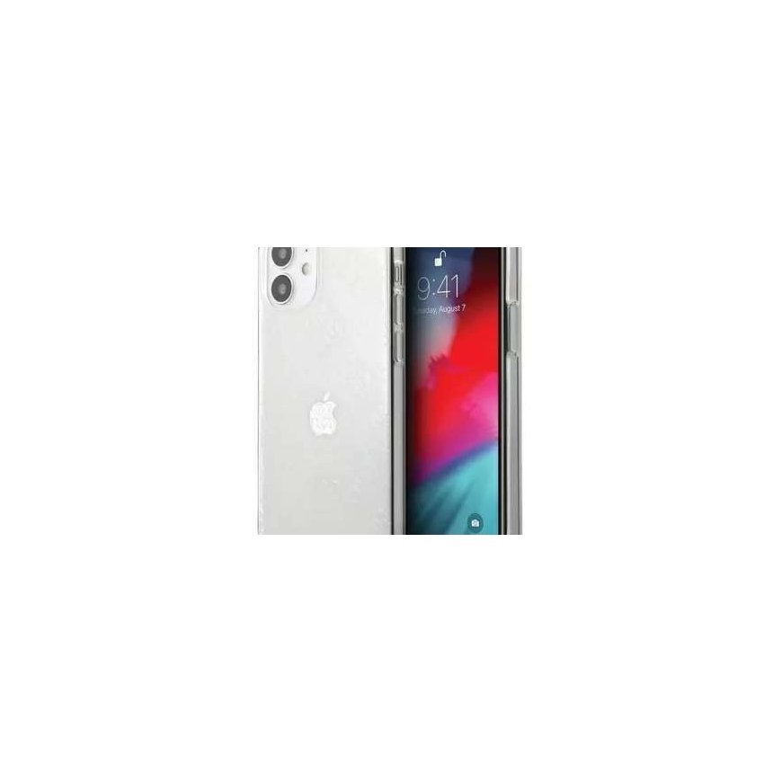 Guess GUHCP12S3D4GTR iPhone 12 mini 5,4" transparent hardcase 4G