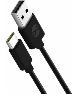 Forever cable USB - USB-C 1,0 m 3A black