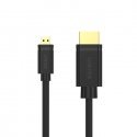 UNITEK Y-C182 HDMI-kaapeli 2 m HDMI-tyyppi D (mikro) HDMI-tyyppi A (vakio) Musta UNITEK Y-C182 HDMI-kaapeli 2 m HDMI-tyyppi D (mikro) HDMI-tyyppi A (vakio) Musta