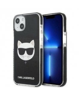Karl Lagerfeld TPE Choupette Head Case for iPhone 13 mini Black