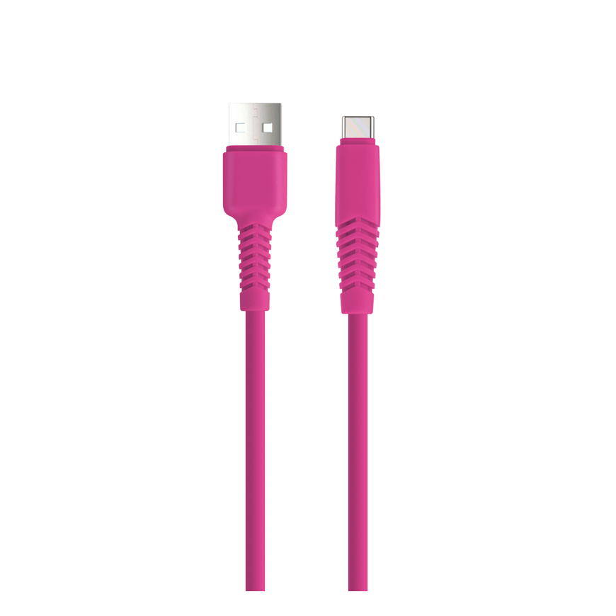 Setty cable USB - USB-C 1,5 m 2A KSA-C-1.526 pink – 2