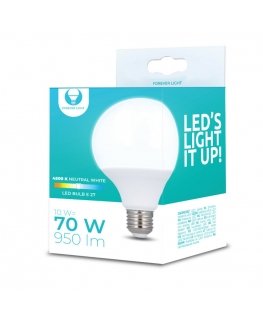LED Bulb E27 G95 10W 230V 4500K 950lm Forever Light