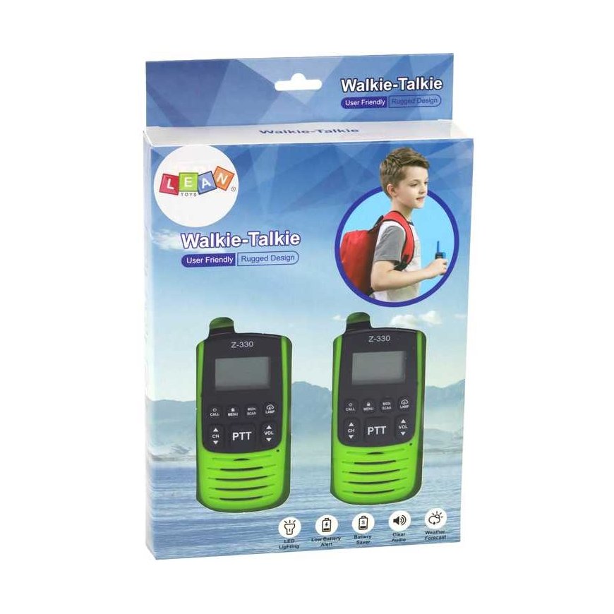 Lean Cars Green walkie-talkies, distance 3 km, communication app – 4