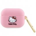 Hello Kitty HKAP3DKHSP Airpods Pro cover różowy|pink Silicone 3D