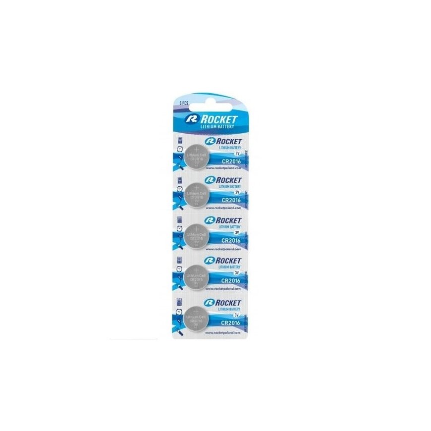 Rocket CR2016-5BB BLISTER PACK 5PCS.