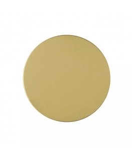Metal plate for magnet holders - round gold