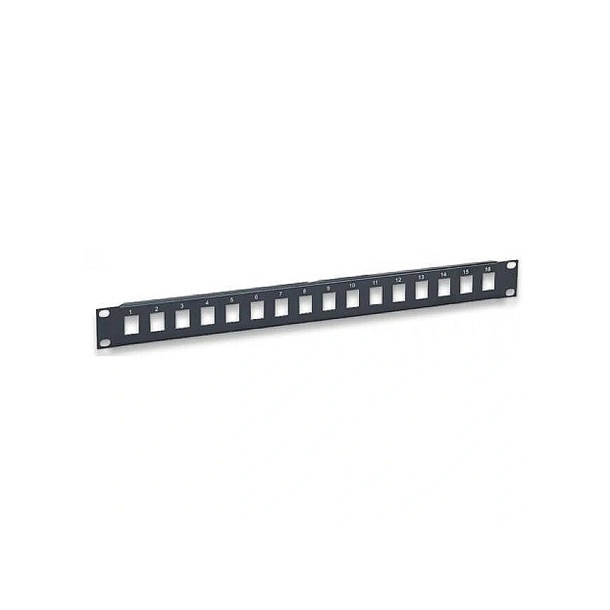 Patch Panel 16 ports open to Keystone modules – 2