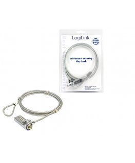 LogiLink Notebook Security Lock w/ Combination kaapelilukko 1,5 m