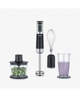 Severin SM 3772 blenderis 0,7 L Iegremdējams blenderis 600 W Melns, Nerūsējošs tērauds