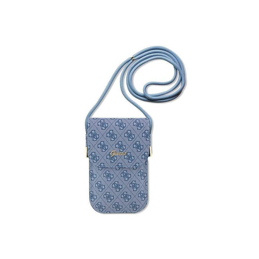 Guess Torebka GUOWBP4SNSB niebieski|blue 4G Metal Script Logo – 2