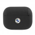 BMW BMAPSSLBK AirPods Pro cover czarny|black Geniune Leather Sil BMW BMAPSSLBK AirPods Pro cover czarny|black Geniune Leather Sil