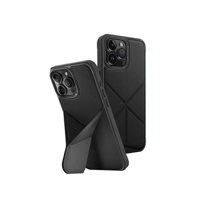 Uniq case Transforma iPhone 15 Pro Max 6.7" Magclick Charging black/ebony black