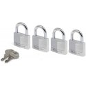 Master Lock Padlock 4 pcs. Set (40mm) 9140EURQNOP Master Lock Padlock 4 pcs. Set (40mm) 9140EURQNOP