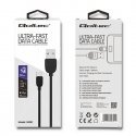 Qoltec 50391 USB-kaapeli 1,2 m USB 2.0 USB A USB C Musta Qoltec 50391 USB-kaapeli 1,2 m USB 2.0 USB A USB C Musta