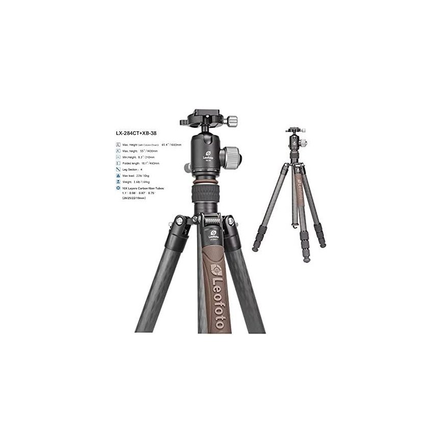 Leofoto Urban LX-284CT + Ballhead XB-38 – 2