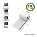 Qoltec 51899 Termorullis 57 x 16 | 55g / m2 | 10 gab. | Bez BPA Qoltec 51899 Termorullis 57 x 16 | 55g / m2 | 10 gab. | Bez BPA