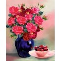 Beldizart Deimantų tapyba su rėmeliu "Scarlet puokštė" 40*50 cm DP017 Beldizart Deimantų tapyba su rėmeliu "Scarlet puokštė" 40*50 cm DP017