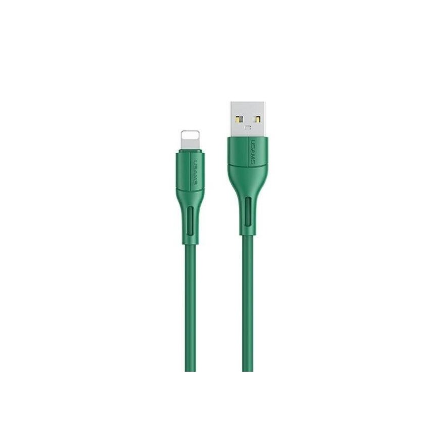 USAMS Kabel U68 lightning 2A Fast Charge 1m zielony|green SJ500U