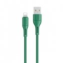 USAMS Kabel U68 lightning 2A Fast Charge 1m zielony|green SJ500U USAMS Kabel U68 lightning 2A Fast Charge 1m zielony|green SJ500U