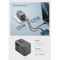 Energea TravelWorld Adapter GaN65 USB-C PD 65W + PPS 55W Universal Adapter Energea TravelWorld Adapter GaN65 USB-C PD 65W + PPS 55W Universal Adapter