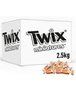Twix Miniatures chocolate bars, 2.5 kg