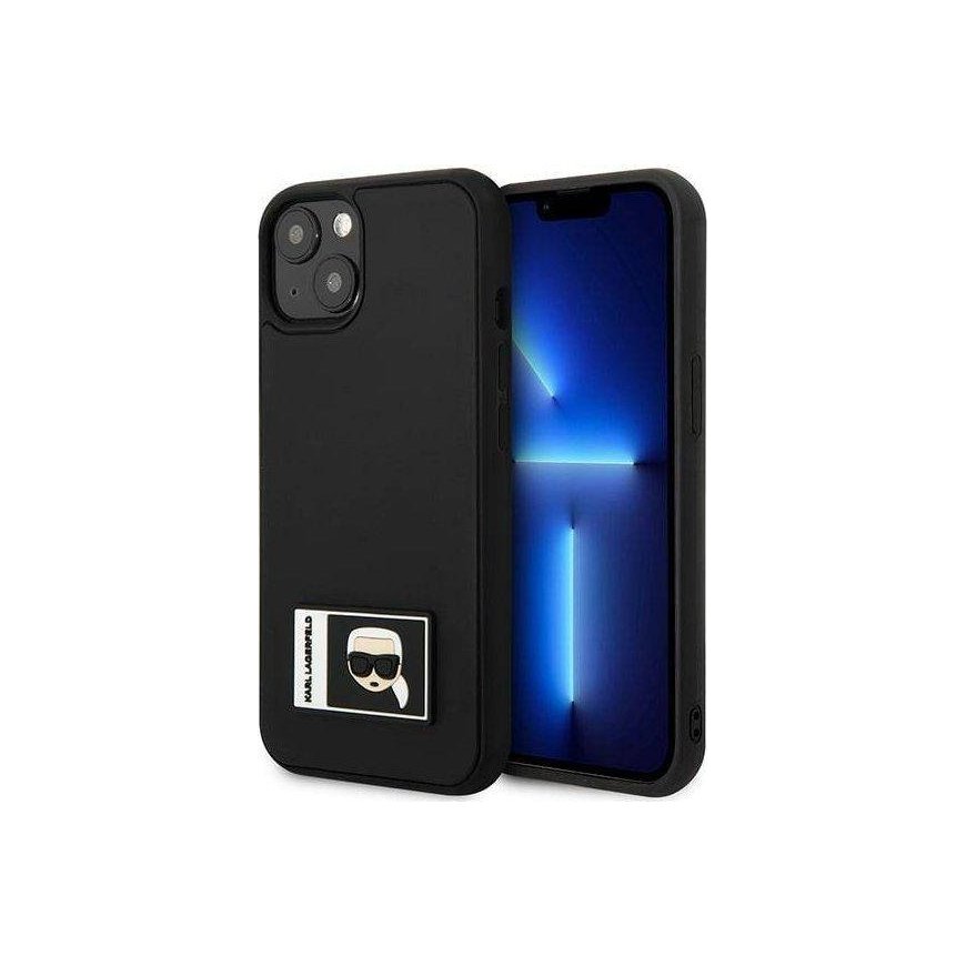 Case Karl Lagerfeld KLHCP13M3DKPK iPhone 13 6.1" black/black hardcase Ikonik Patch