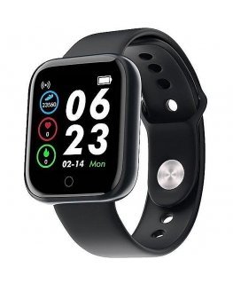 iWear M7 Фитнес Смарт-часы с Full Touch 1,3 '' IPS дисплеем изм. HR & кровяного давления / Соц. сети Черный