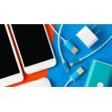 Accura USB-A - USB-C 2.0m gumowy 5V/2A czarny