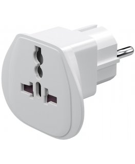 Goobay 94026 elektriskās kontaktdakšas adapters Tips F G tips (UK) Balts