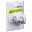 Goobay World to EU Travel Adapter, White Goobay World to EU Travel Adapter, White