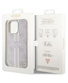 Guess GUHMP13LP4RPSP iPhone 13 Pro | 13 6,1" różowy|pink hardcas