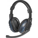 Defender Warhead G-160 Headset Wired Head-band Gaming Black, Blue