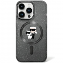Karl Lagerfeld Karlas Lagerfeldas KLHMN61HGKCNOK iPhone 11 / Xr 6.1" juodas/juodas kietas dėklas Karl&Choupette Glitter MagSafe Karl Lagerfeld Karlas Lagerfeldas KLHMN61HGKCNOK iPhone 11 / Xr 6.1" juodas/juodas kietas dėklas Karl&Choupette Glitter MagSafe