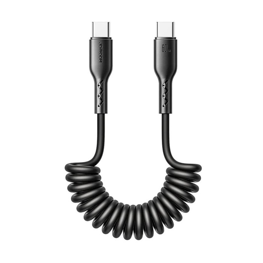 Fast Charging cable for car Joyroom Type-C to Type-C Easy-Travel Series 60W 1.5m, coiled (black)
