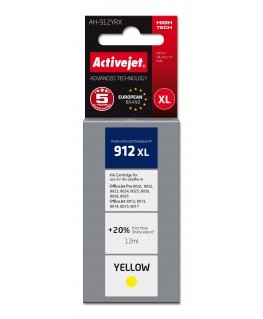Activejet Tusz AH-912YRX (zamiennik HP 912XL 3YL83AE Premium 990 stron żółty) ink cartridge