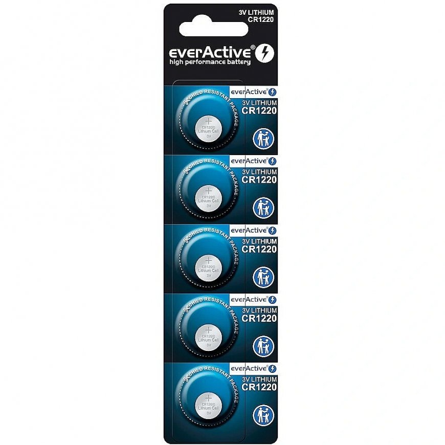 Everactive Mini CR1220 lithium batteries blister