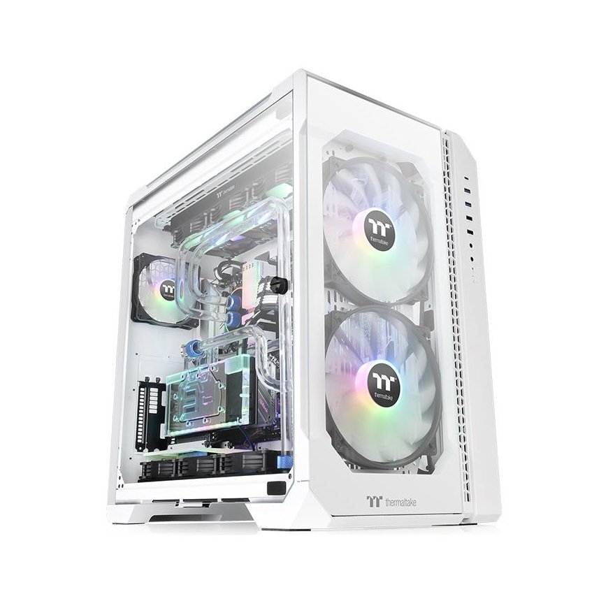 Thermaltake View 51 TG ARGB Snow „Midi Tower“ Balta