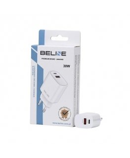 Charger 30W USB-C + USB-A, white