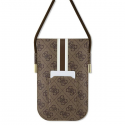 Dėklas Guess krepšys telefonui GUOWBP4RPSW ruda Wallet 4G Stripes Dėklas Guess krepšys telefonui GUOWBP4RPSW ruda Wallet 4G Stripes