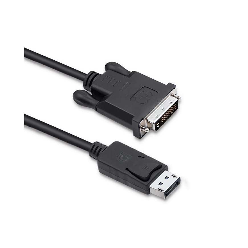 Qoltec 50364 videokaapeli-adapteri 1,8 m DVI DisplayPort Musta