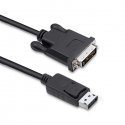 Qoltec 50364 video cable adapter 1.8 m DVI DisplayPort Black Qoltec 50364 video cable adapter 1.8 m DVI DisplayPort Black