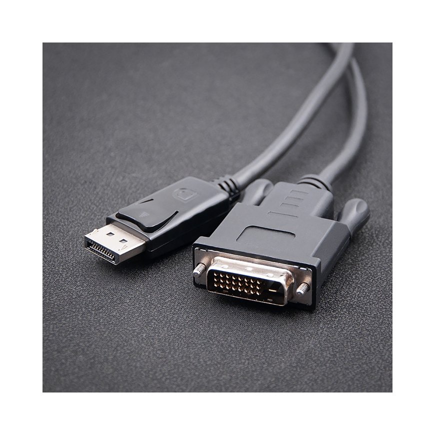 Qoltec 50364 видео кабель адаптер 1,8 m DVI DisplayPort Черный – 2