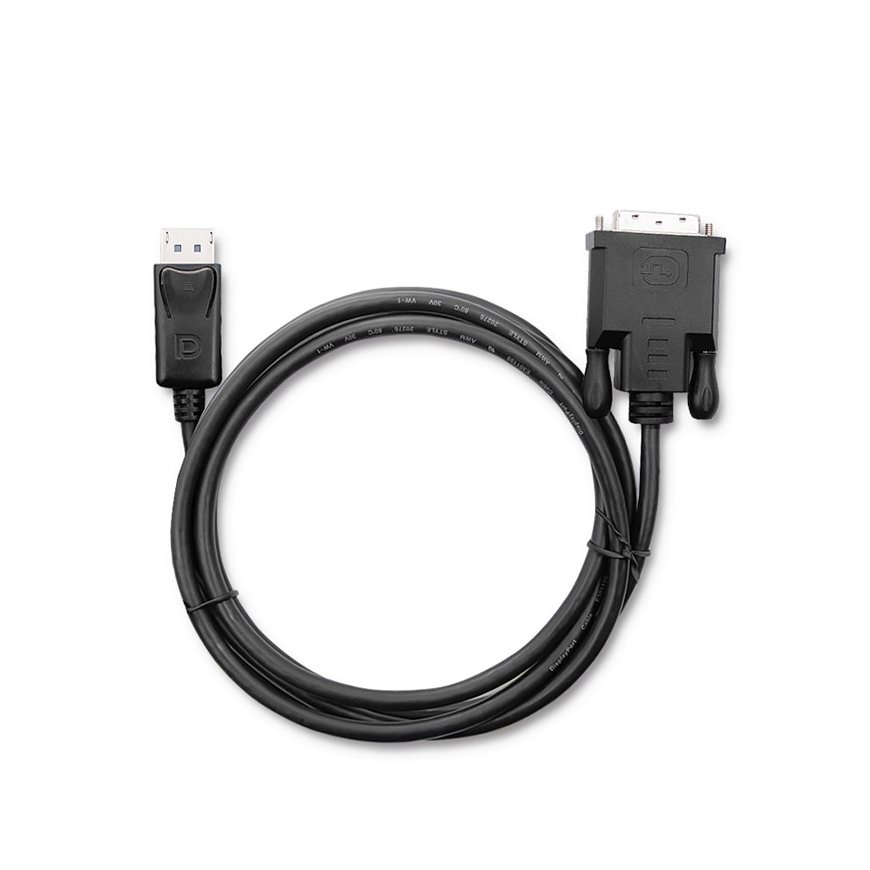 Qoltec 50364 videokaapeli-adapteri 1,8 m DVI DisplayPort Musta – 3