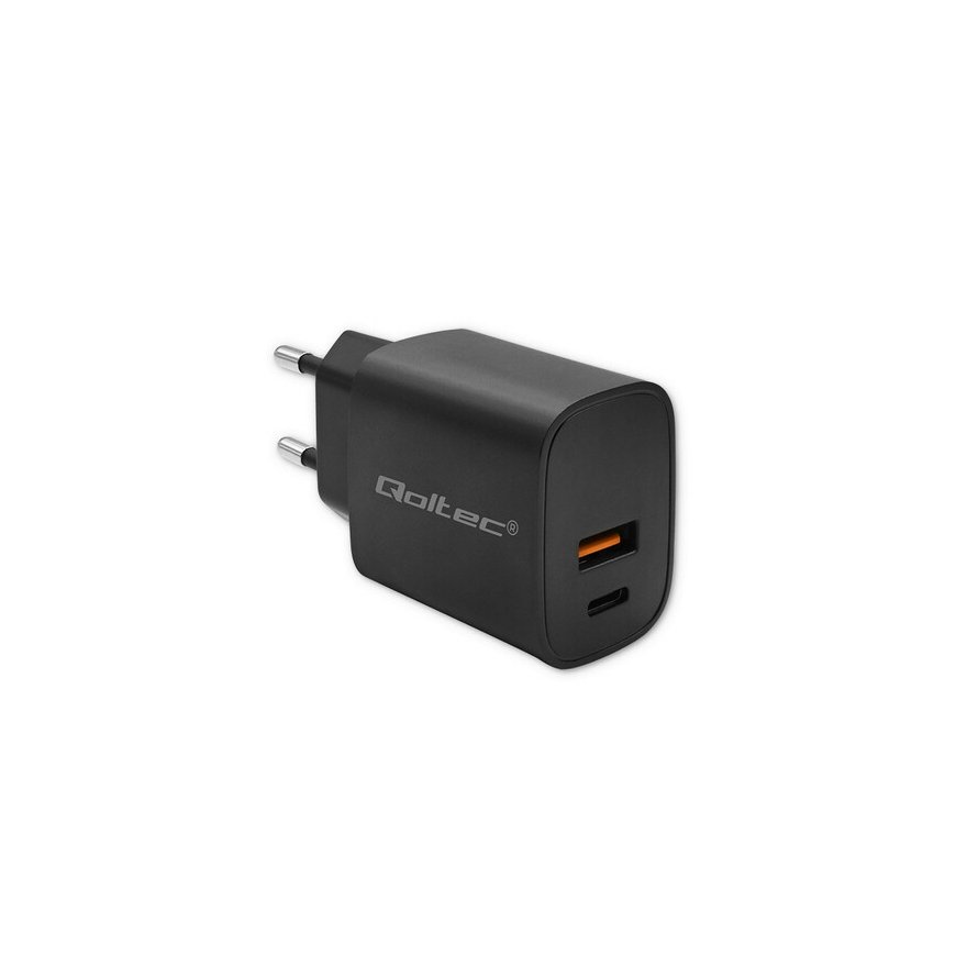 GaN POWER PRO charger 1xUSB C, 1xUSB, 30W