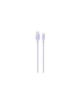 USAMS Kabel lightning Fast Charging 2,4A Lithe Series 1,2m purpu