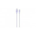 USAMS Kabel lightning Fast Charging 2,4A Lithe Series 1,2m purpu