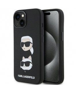 Karl Lagerfeld Liquid Silicone Karl and Choupette Heads Case for
