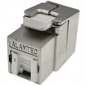 RJ45 cat.6 PoE+ STP keystone module